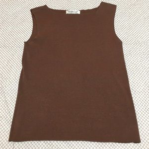 Coldwater Creek sleeveless sweater Brown